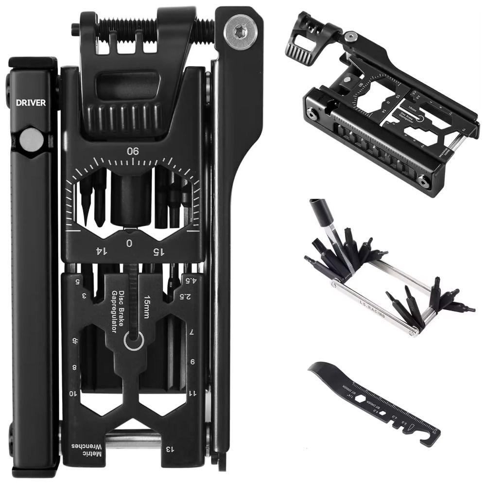 Magnetic Bicycle Repair Kit Portable Detachable Tool Kit Combo Set Bike Multi Tool Outdoor Cycling