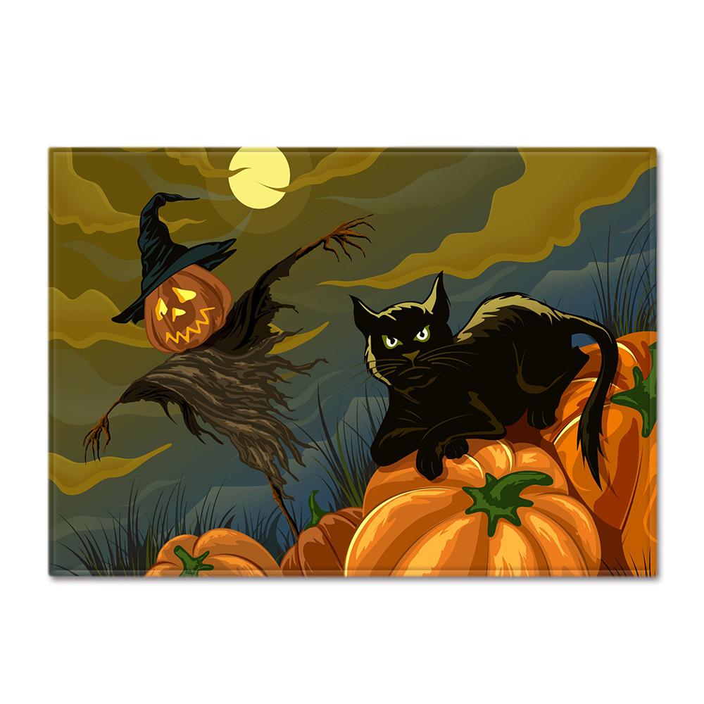 Halloween Carpet Feather Wind Bedroom Floor Mat