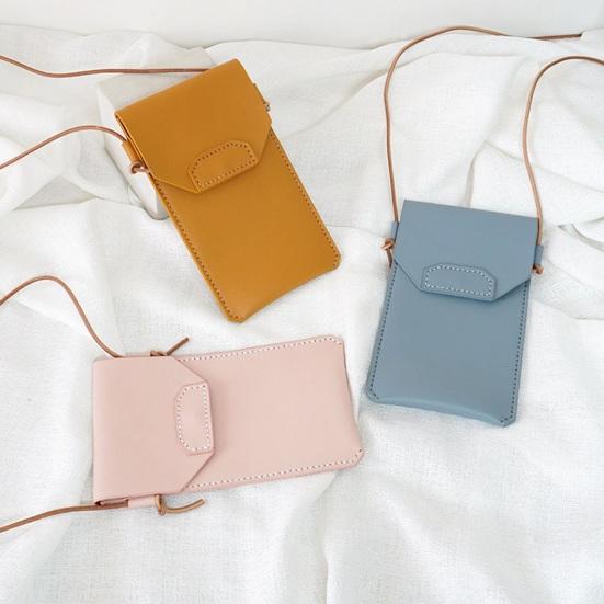 DIY Mobile Phone Bag Faux Leather Phone Pouch Craft Set Unfinished Crossbody Wallet Phone Bag for Daily Travel And Gifts