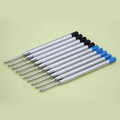 10 Adet 0.5mm Rulo Tükenmez Kalem Akıcı Siyah/Mavi Mürekkep Dolum Öğrenci Kırtasiye