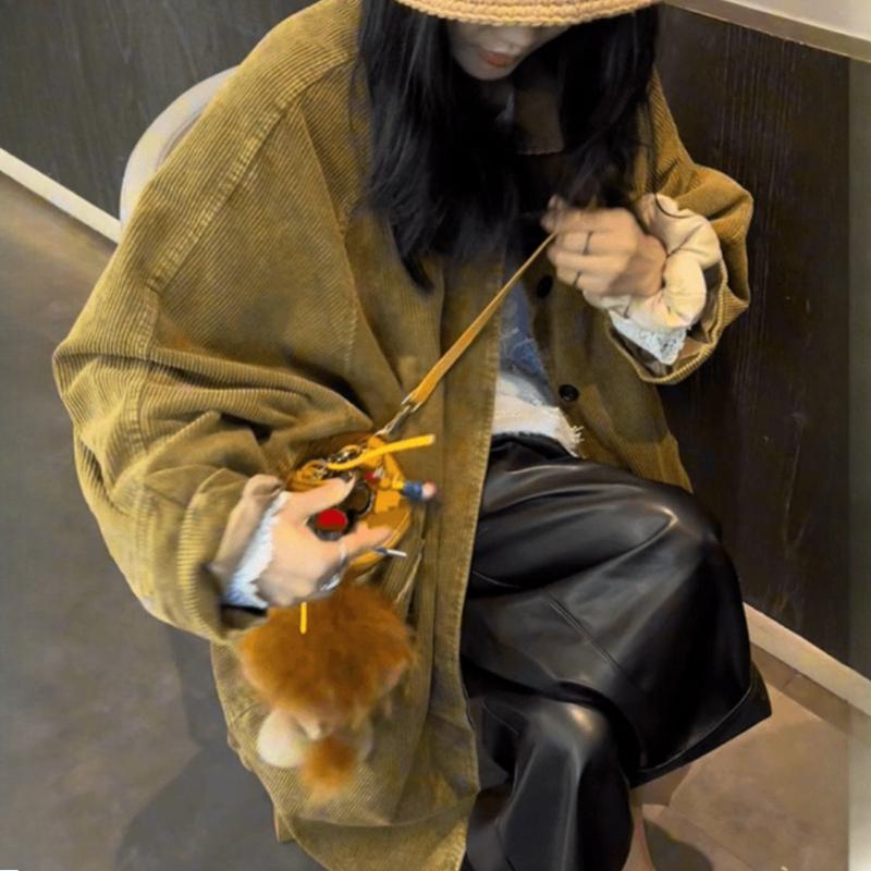 Women's Autumn Winter French-Style High-End Trench Coat with Niche Design and Korean Retro Style