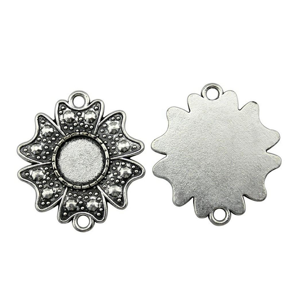 Accessories Parts Fit Round 8-15Mm Glass Cabochon Base Setting Tray Wedding Jewelry Findings QA016