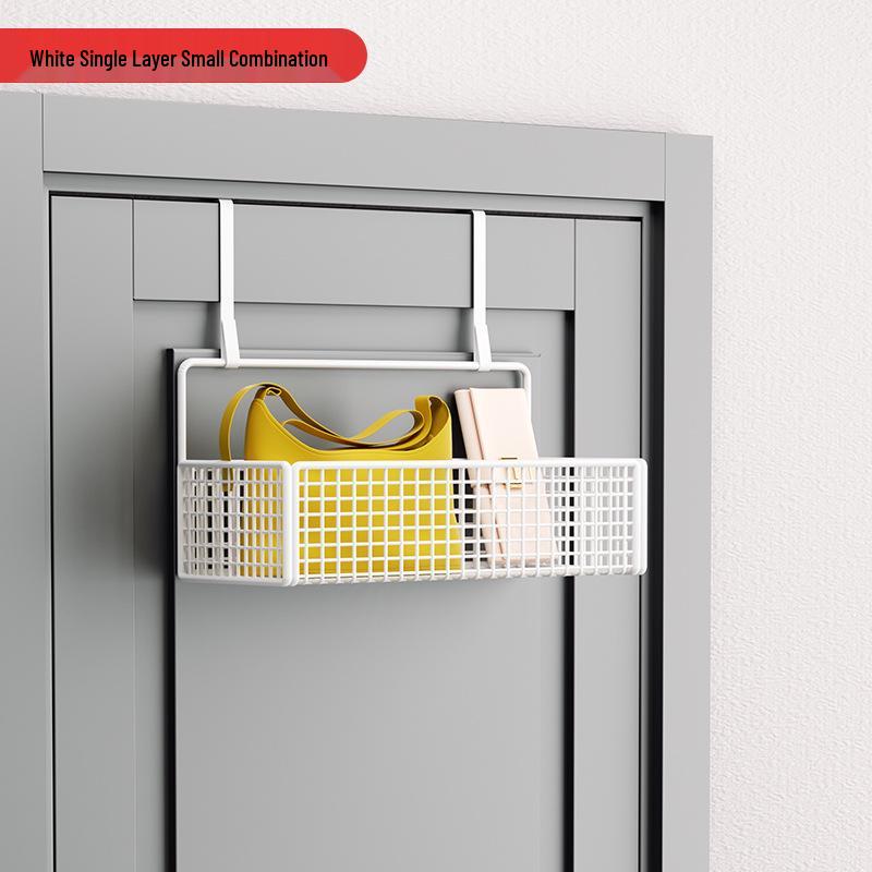 Wall-Mounted Entryway Storage Rack for Bedroom Doors