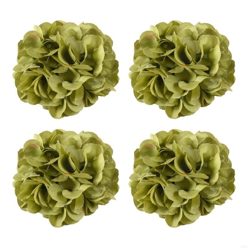 

Curtain Tieback Accessories 4Pcs Artificial Flower Drapery Ties Rope Home Decors X3UC