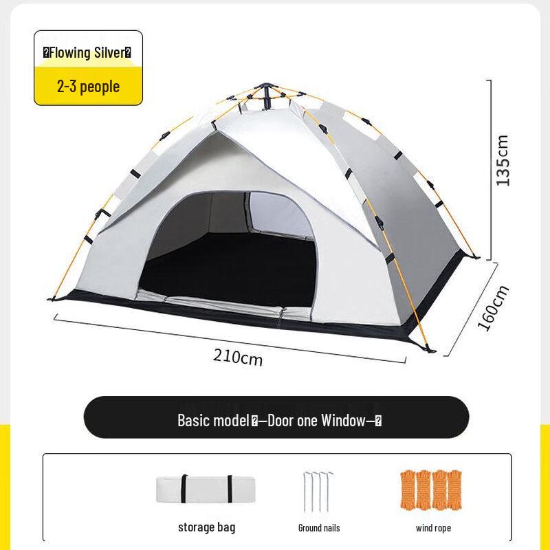 OEING Outdoor Camping Tent with Mat