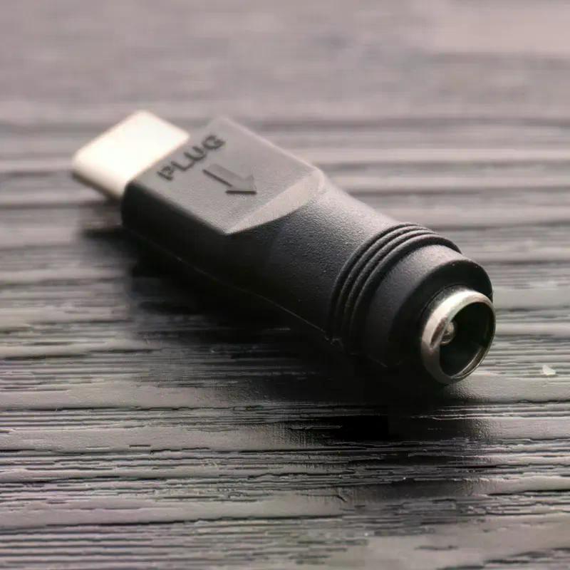Hot Sale 1PC DC Power Adapter Converter 5.5x2.1mm Female Jack to USB Type C Male Connector