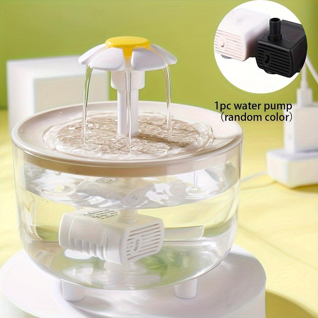 USB Electric Mute 1L Pet Water Fountain Automatic Cat Drink Bowl Filter Pet Drinking Dispenser Drinker For Cats Water Filter