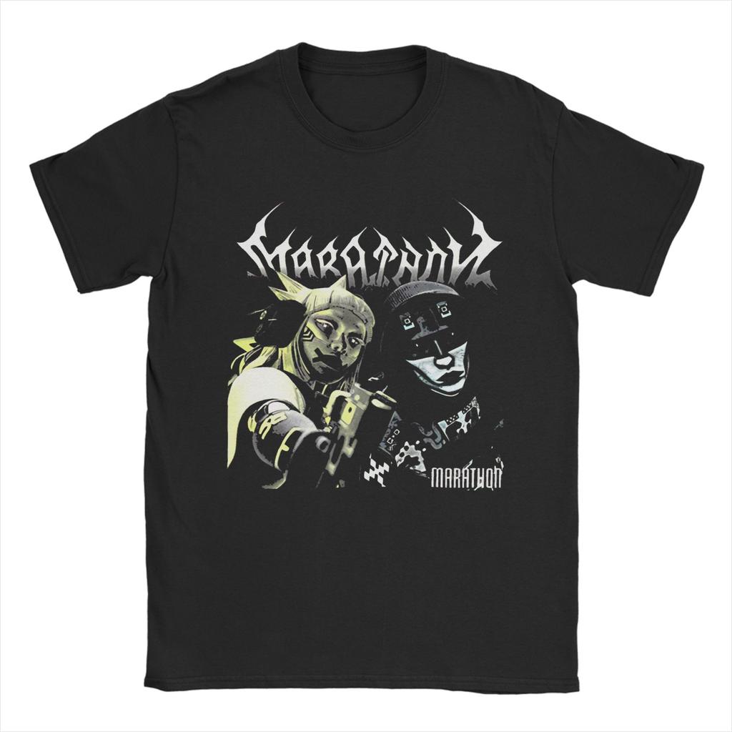 Game Marathon Graphic Printed T Shirts Unisex Women 100 Cotton Tee Shirt Clothing