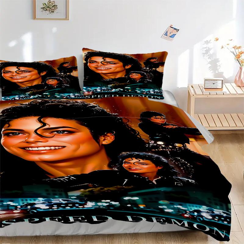 Michael Jackson'S Demon Print 3Pcs Bedding Setduvet Cover With 2 Bedropillowcase Home Birthday Gift