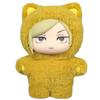 Jujutsu Kaisen Gojo Satoru Peluche Carina Felpa con Orecchie da Gatto Bambola di Pezza Figura Anime da Collezione Regalo per i Fan