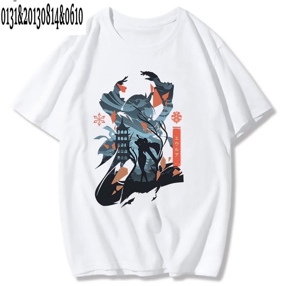 Trička Genshin Impact Printing Trička Xiao Venti Print Trička Hu Tao Zhong Li Grafika Kaedehara Kazuha Raiden Shogun Trička