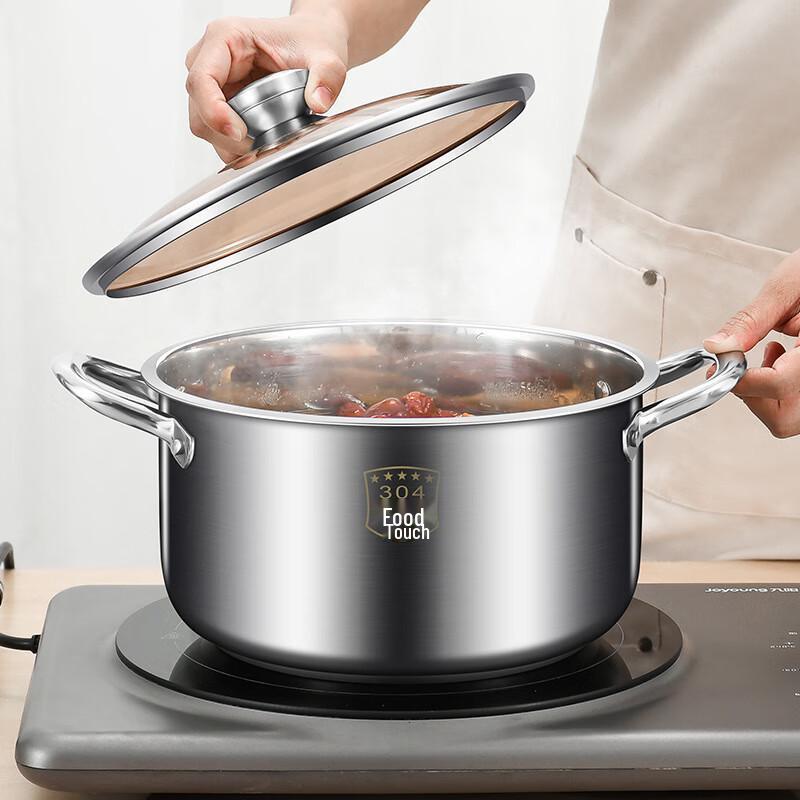 22cm 304 Stainless Steel Multi-purpose Cooking Pot