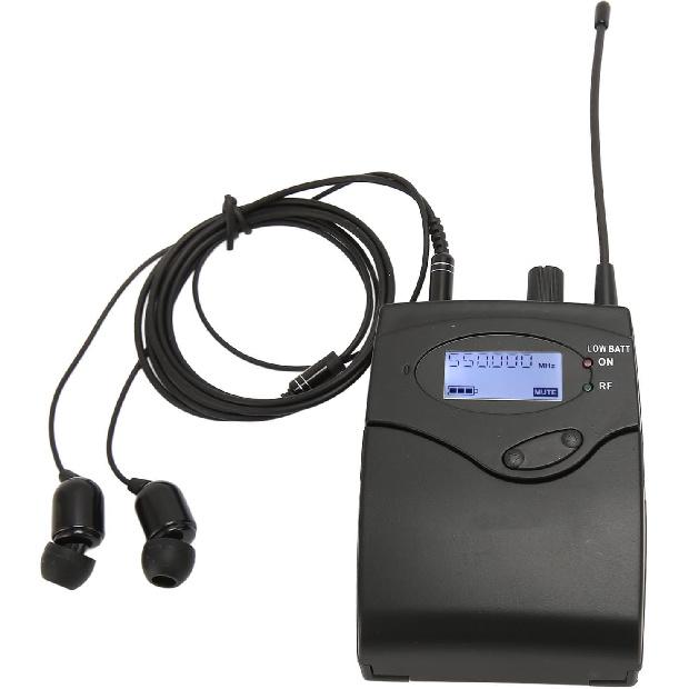JTLB Bodypack Receiver 550 To 580MHz Stereo Earphone Monitor Receiver for Band Stage Studio