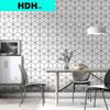 10M Black and White Wallpaper Geometric Wallpaper Peel and Stick Modern Stripe Hexagon Removable Self Adhesive Wall Paper