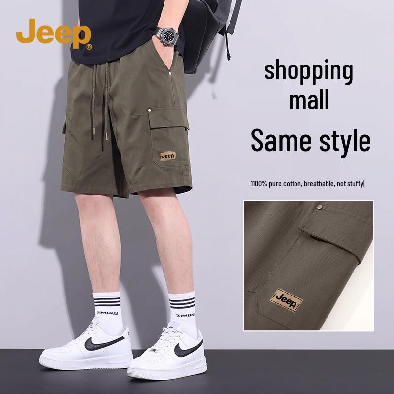 

JEEP Men s Retro Cotton Casual Shorts 2XL