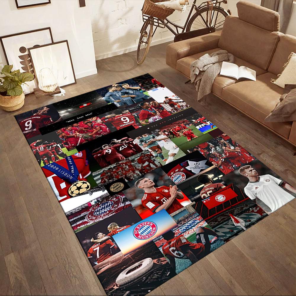 Bayern Munich Area Rug Perfect for Game Room Study Room Decorate Room Living Rooms Anti-slip Rug Decorate Offices