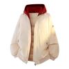 Unisex Plus Size Winter Hooded Cotton Jacket - Thick, Warm Two-Piece Workwear Coat