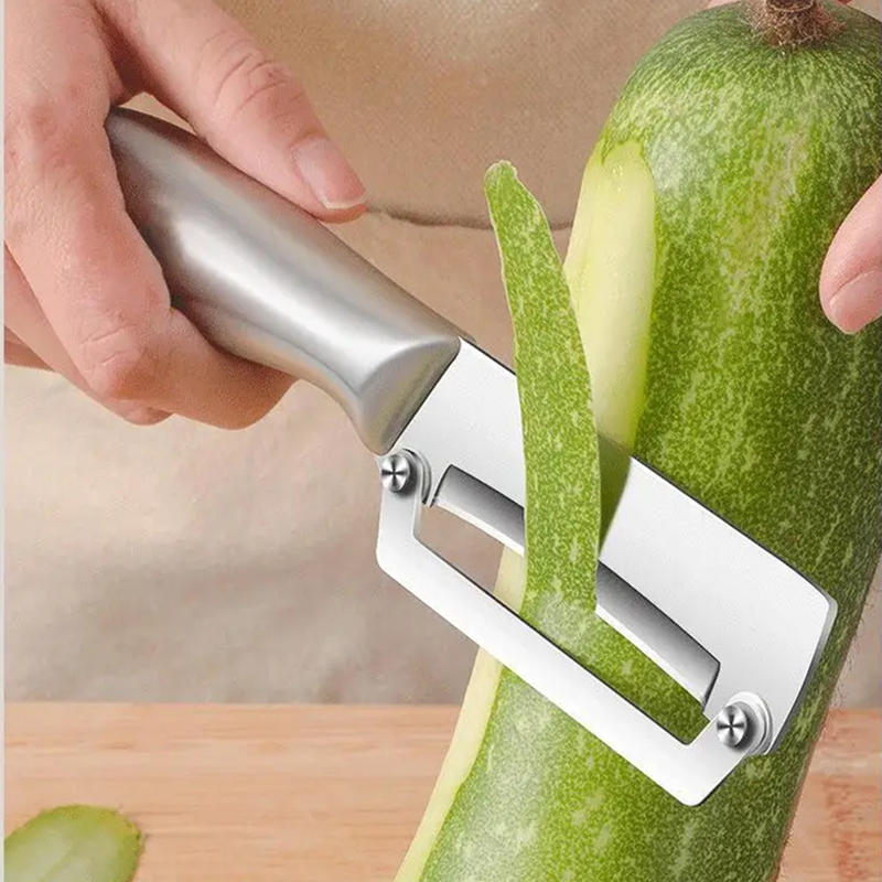 Stainless Steel Cane Knife Multi-Purpose Household Pineapple Peeler Thickened Kitchen Wax Gourd Lettuce Peeler