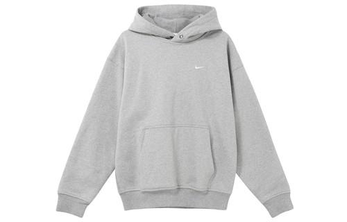 

Nike Solid Color Hooded Pullover Long Sleeve Sweatshirt FN3348-063 S серый