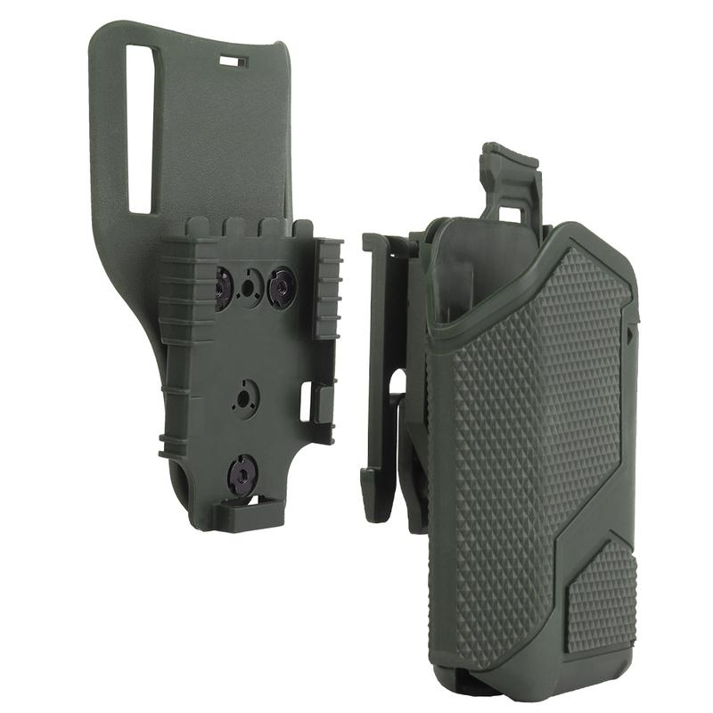 Quick Release Flashlight Holster Universal X300 Drop Leg Platform Pistol Holster QLS Adapter