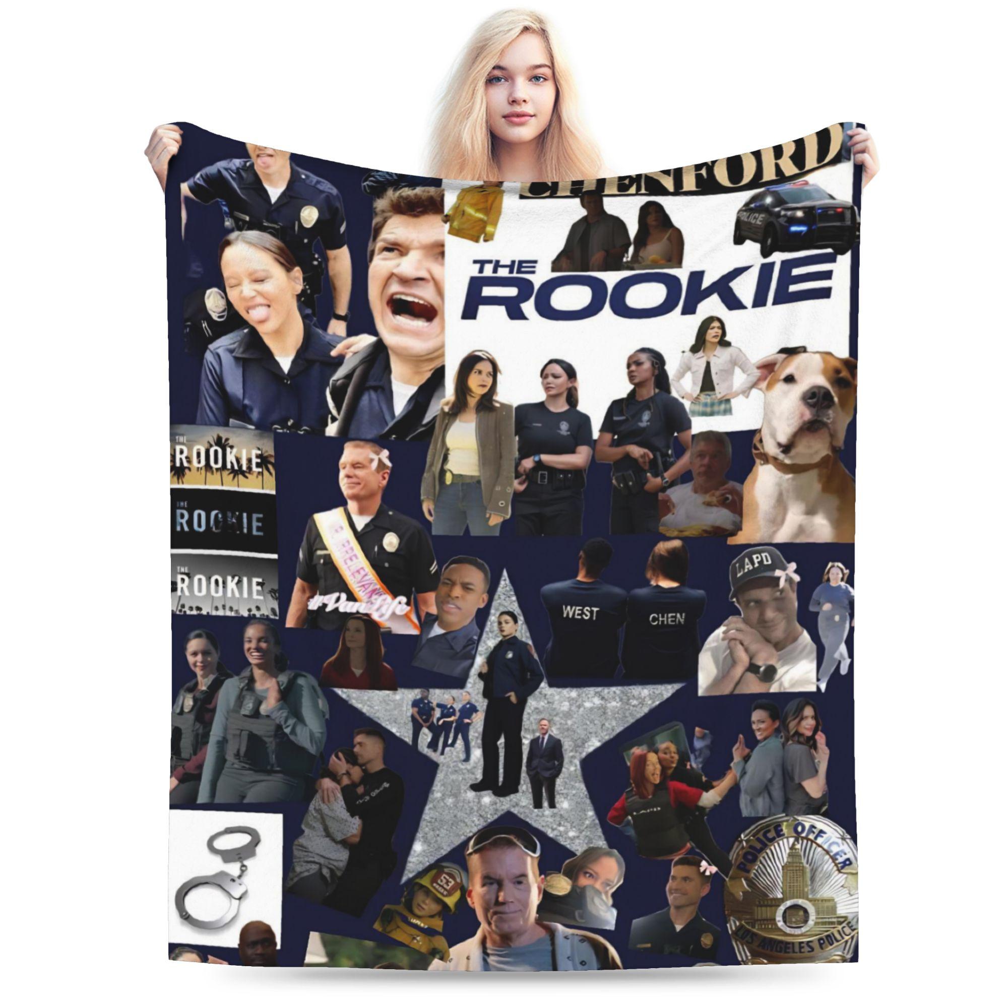 

The Rookie TV Show Blankets Fleece Relax Ultra-Soft Throw Blankets for Bedding Bedding Throws 40x50in