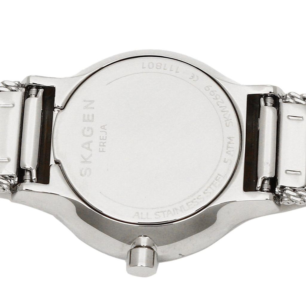 Skagen Women's Watch SKW2699 in Silver/Rose Gold/White [Parallel Import]