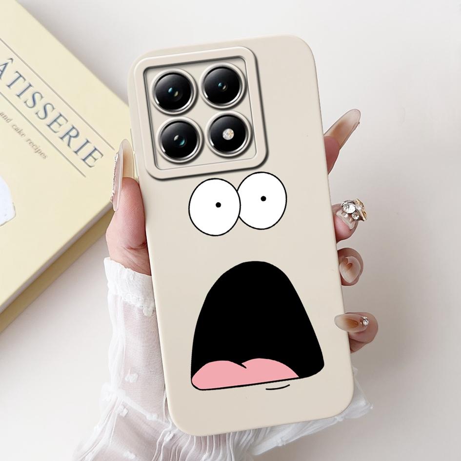 For Xiaomi 14T Case 14T Pro Cover Lovely Cartoon Panda Soft Liquid Silicone Shockproof Funda For Xiaomi 14T Pro Mi14TPro 5G Case Xiaomi 14T