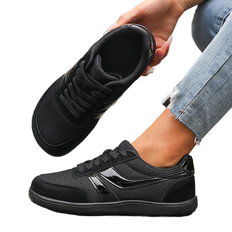 New Wide Toe Women'S Shoes Casual Soft Soled Wide Soled Shoes Walking Sneakers Minimalist Breathable Comfortable Barefoot Shoes