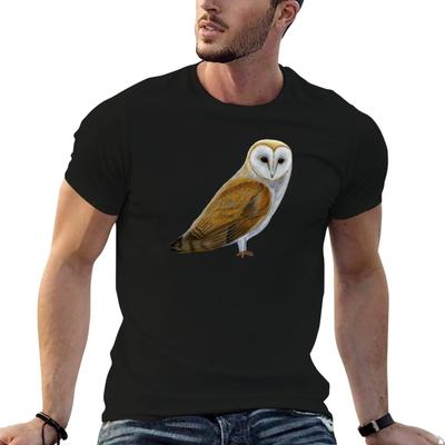 Barn Owl TShirt Anime T Shirts for Unisex T Shirts for Unisex Cotton Graphic T Shirts for Unisex Tshirt