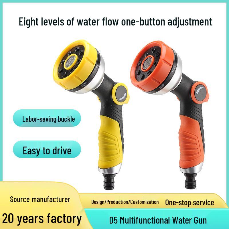 High-Pressure Water Hose Nozzle for Gardening, Landscaping, & Car Wash