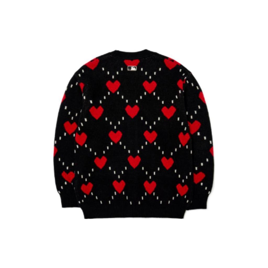 New MLB Knitwear Unisex Black 3AKCH0224-50BKS