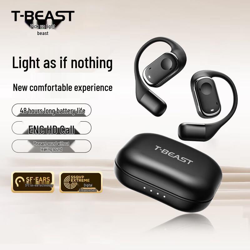 

T-BEAST Z30 Bluetooth Bone Conduction Open-Ear Earbuds