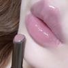 Solid Mirror Water Light Lipstick Low Saturation Grey Purple Glitter Glass Jelly Moisturizing Lipstick Milk Tea Brown Lip Gloss