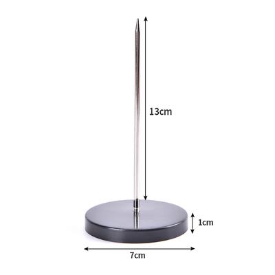 Stainless Steel Straight Rod Paper Memo Holder Spike Stick For Bill Receipt