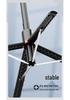 P185MAX Aluminum Bluetooth Selfie Stick & Stabilizer with Four Legs & Remote Control