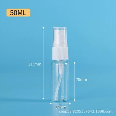 50ml Portable Fine Mist Spray Bottle, Travel Refillable Cosmetic Dispenser