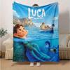 1pc, Disney Pixar Luca Home Decor Blanket Perfect for Couch, Bed, Travel, Camping, Car