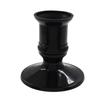 Set of 12 Black Plastic Pillar Candle Holders Flameless LED Candle Stand Candlestick for Holiday Party and Event Decors