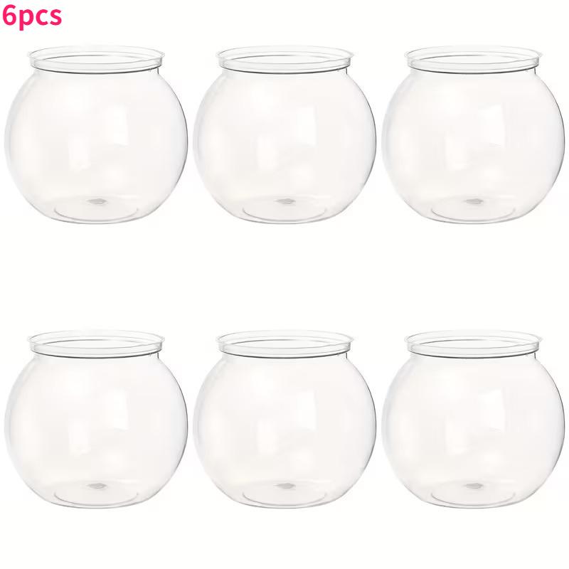 

6pcs Plastic Ivy Bowl for Home Decor Centerpiece Carnival Game Accessories Candy Decorative Stand Christmas Decor Party Supplies