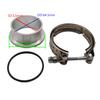 Holset Turbo Compressor V-band Flange + Clamp For CMmins