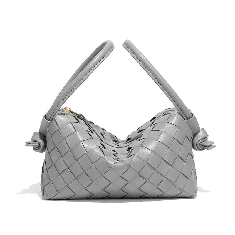 

Модная новая двухручная наручная ручная женская сумка, плетеная сумка с чувством дизайна, трендовая сумка-подушка, сумка через плечо