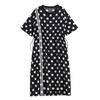 The Real Shot Is In Stock, The New Spring and Summer Korean Version of The Fashion Polka Dot Waist and Thin Loose Dress.