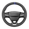 Steering Wheel Cover Faux Leather For Ford Bronco E-Transit Sport Escape Maverick Transit -2024 Braiding Cover Accessories