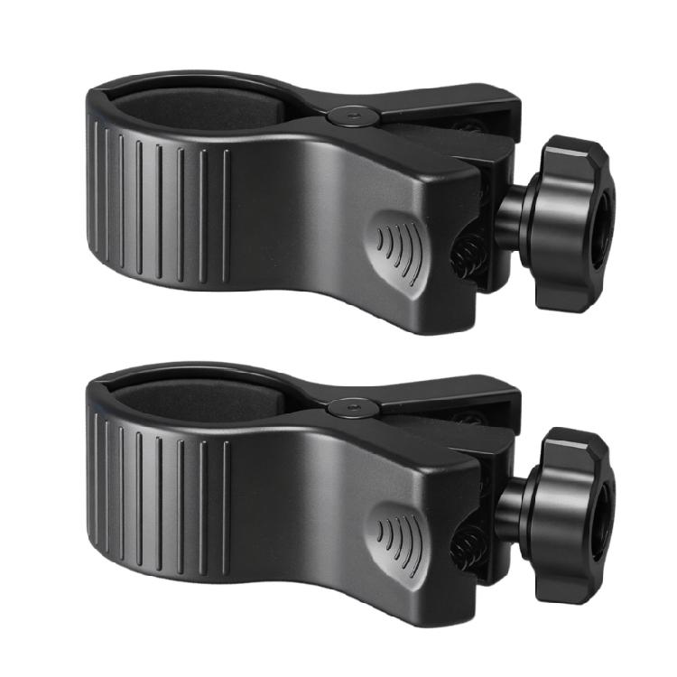 

2Pcs 17mm Ball Joint Microphones Clip Adjustable 32-68mm Grip Universals for Multiple Devices and Stands чорний