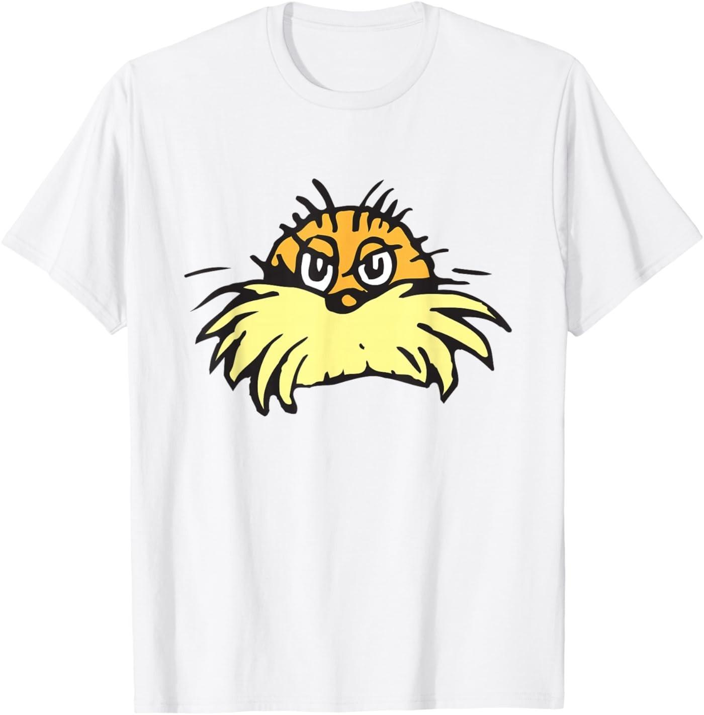 Dr. Seuss The Lorax Face Unisex T-Shirt S разноцветный