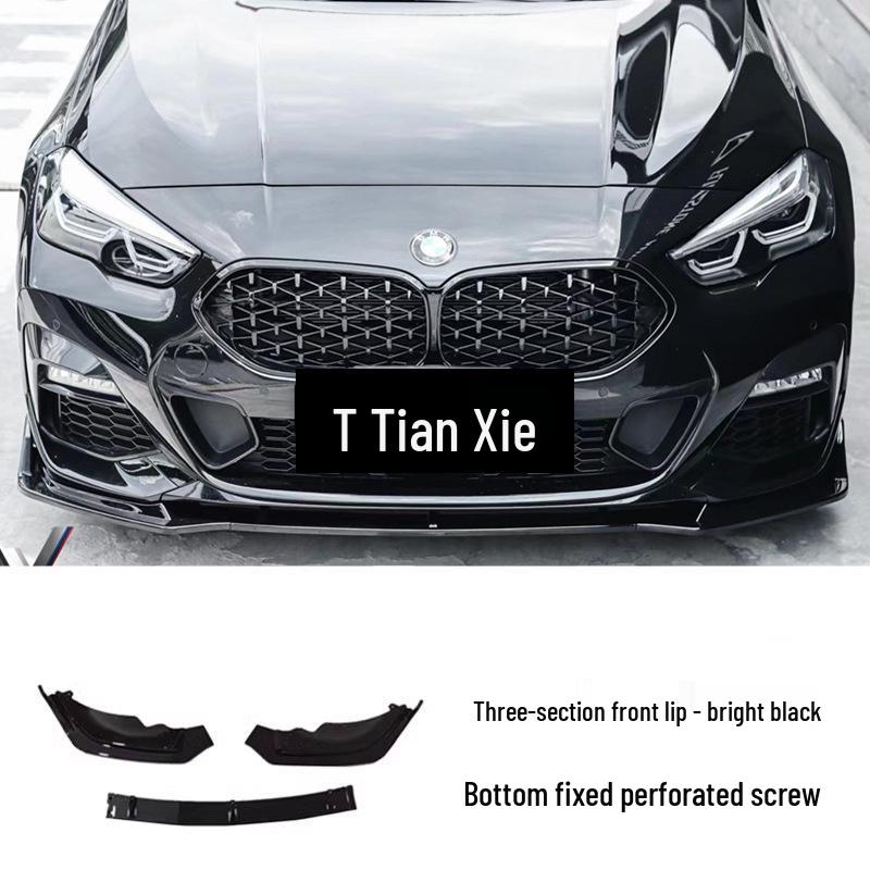 Compatible with 2023 BMW 2 Series F44: Front Lip, Rear Diffuser, Tail Wing, Side Skirts, Night Black Grille Body Kit 225 Fan.