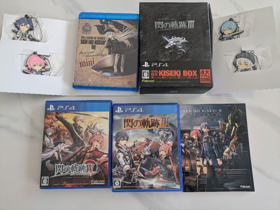 

[USED] Trails of Cold Steel III (Limited Edition), IV Set