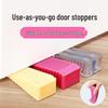 Windproof Silicone Door Stopper: Anti-Collision, Safety, Creative Design, Anti-Pinch, Household Wedge.