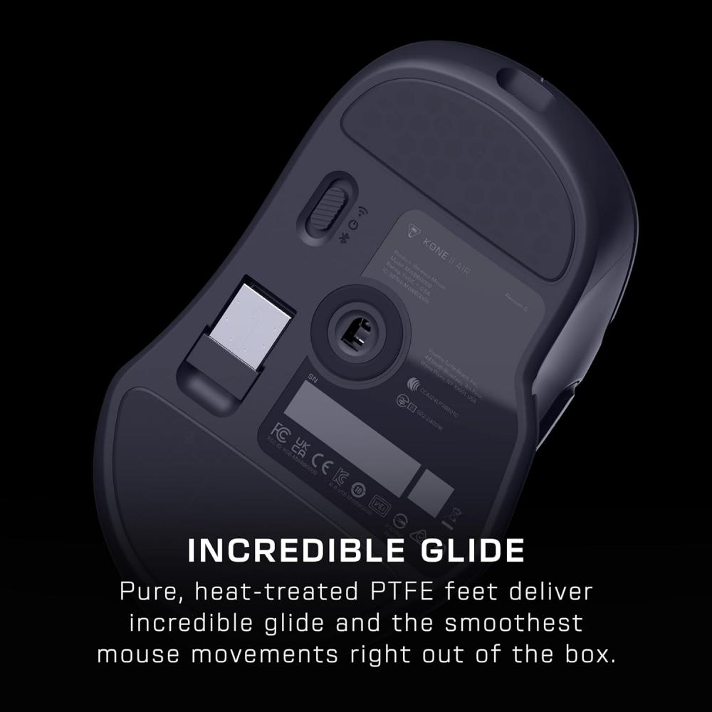 Turtle Beach Wireless Gaming Mouse 26k Dpi 650ips Kone Ii Air Black