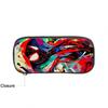 Spider Man Nylon Pencil Bag For Students With Spacious Storage And Casual Style